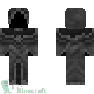 Aperçu de la skin Minecraft Mage noir