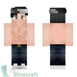 Aperçu de la skin Minecraft Homme torse nu