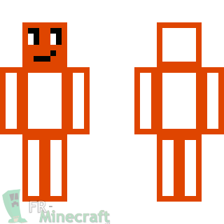 Aperçu de la skin Minecraft Dj Orange 