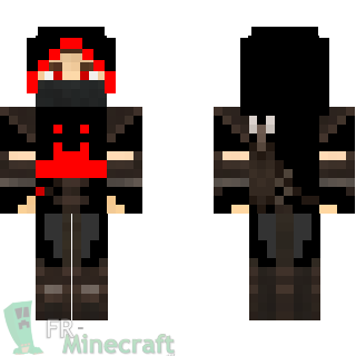 Aperçu de la skin Minecraft Rogue noir