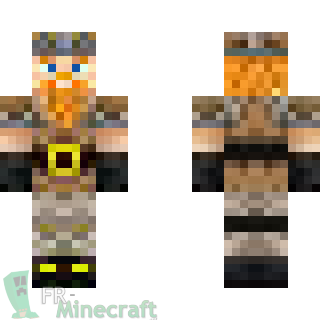 Aperçu de la skin Minecraft Barbare