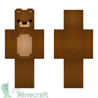 Aperçu de la skin Minecraft Ours