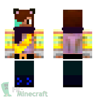 Aperçu de la skin Minecraft Fille carnaval