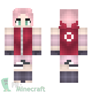 Aperçu de la skin Minecraft Sakura Haruno - Naruto