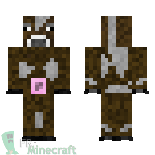 Aperçu de la skin Minecraft Vache