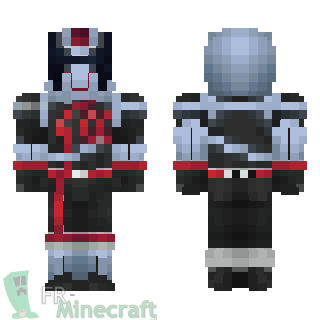 Aperçu de la skin Minecraft Power rangers Spd shadow