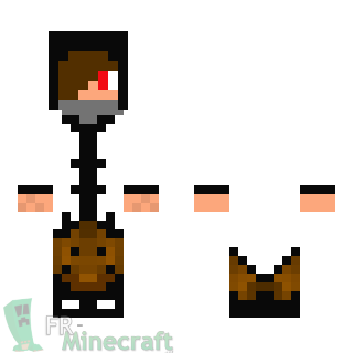 Aperçu de la skin Minecraft Garçon pull blanc