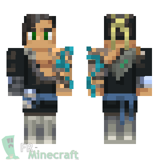 Aperçu de la skin Minecraft Hanzo - Overwatch