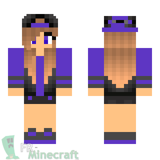 Aperçu de la skin Minecraft Fille jolie