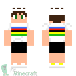 Aperçu de la skin Minecraft Cycliste