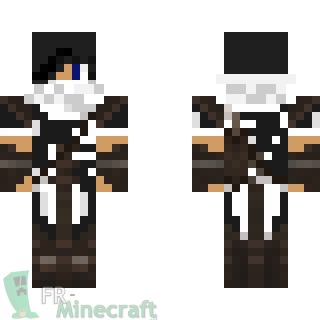 Aperçu de la skin Minecraft White assassin - Assassin's Creed