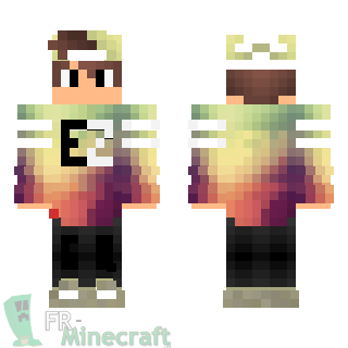 Aperçu de la skin Minecraft Garçon motif 