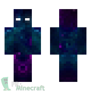 Aperçu de la skin Minecraft Homme bleu