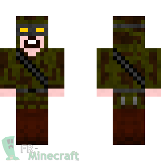 Aperçu de la skin Minecraft Soldat