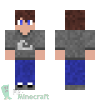 Aperçu de la skin Minecraft Mec simple