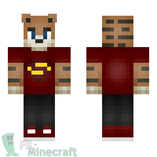 Aperçu de la skin Minecraft Tigre Stylé