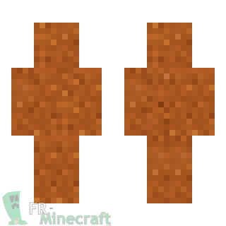 Aperçu de la skin Minecraft Sable rouge - Red sand