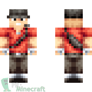 Aperçu de la skin Minecraft Scout - Team Fortress 2