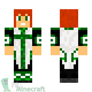 Aperçu de la skin Minecraft Templier vert