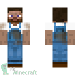 Aperçu de la skin Minecraft Steve mécanicien