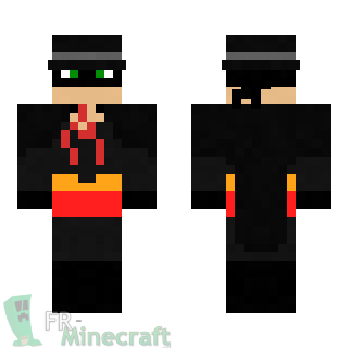 Aperçu de la skin Minecraft Zorro - Les Chroniques De Zorro