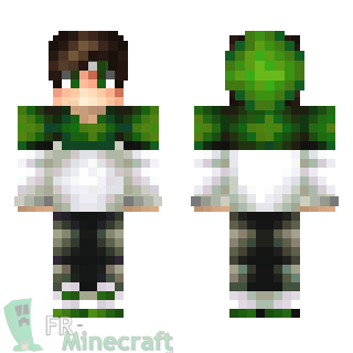 Aperçu de la skin Minecraft Garçon pull vert