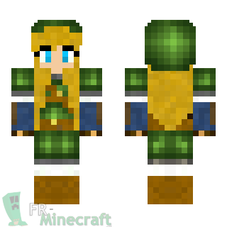 Aperçu de la skin Minecraft Fille des bois