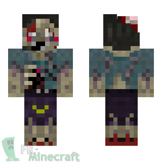 Aperçu de la skin Minecraft Zombie - The Walking Dead