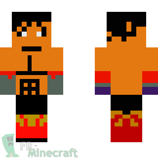 Aperçu de la skin Minecraft Jin Kazama - Tekken