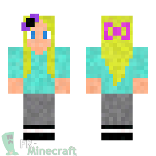 Aperçu de la skin Minecraft Fille