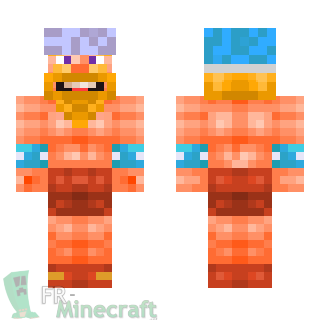 Aperçu de la skin Minecraft Bûcheron - Clash Royale