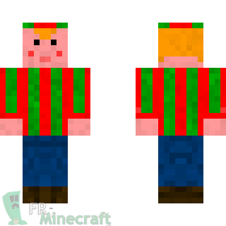 Aperçu de la skin Minecraft Enfant chapeau hélice