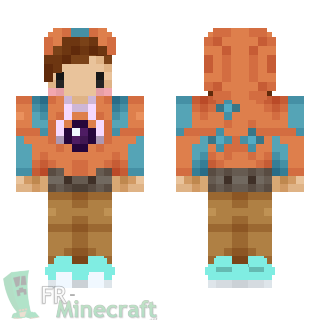 Aperçu de la skin Minecraft Garçon en pull de Deoxys