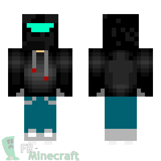 Aperçu de la skin Minecraft Garçon avec casque