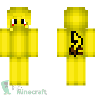 Aperçu de la skin Minecraft Fille Pikachu - Pokémon