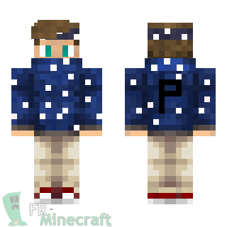 Aperçu de la skin Minecraft Garçon avec bandeau