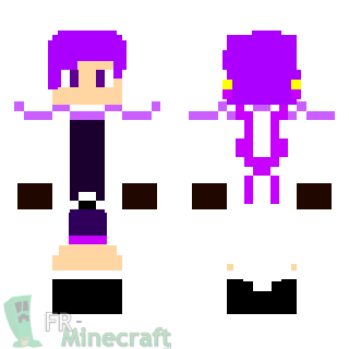 Aperçu de la skin Minecraft Aisha Landar - Elemental Master