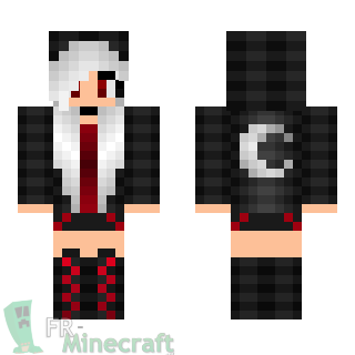 Aperçu de la skin Minecraft Vampire Fille Halloween