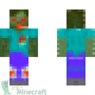 Aperçu de la skin Minecraft Zombie vengeur