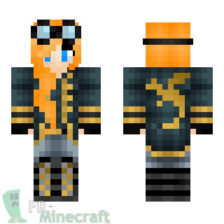 Aperçu de la skin Minecraft Fille Steampunk