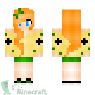 Aperçu de la skin Minecraft Fille rousse