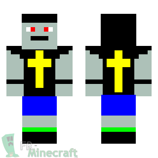 Aperçu de la skin Minecraft Rockeur