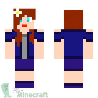 Aperçu de la skin Minecraft Fille