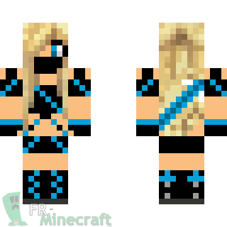 Aperçu de la skin Minecraft Fille Ninja