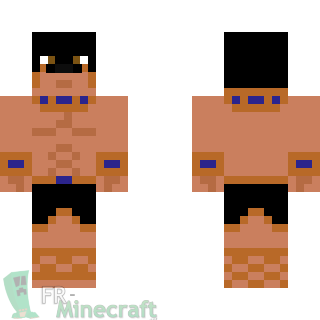 Aperçu de la skin Minecraft Capitaine des gardes du Pharaon