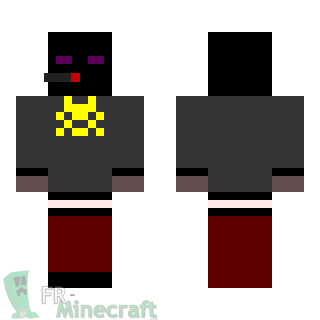 Aperçu de la skin Minecraft Enderman gameur