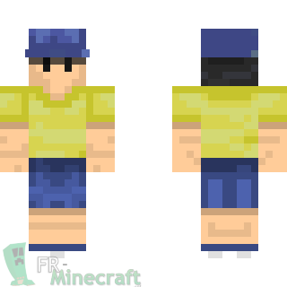 Aperçu de la skin Minecraft Gamin - Pokémon