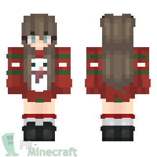 Aperçu de la skin Minecraft Fille de Noël