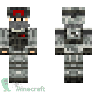 Aperçu de la skin Minecraft Militaire