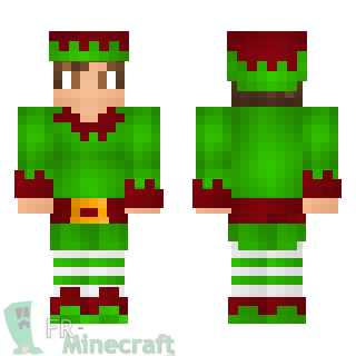 Aperçu de la skin Minecraft Lutin de Noël